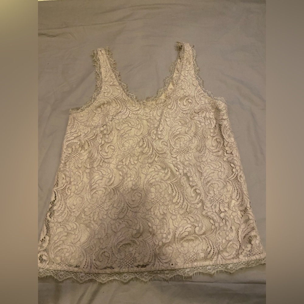 Joie Elegant Lace Tank Top in Size Small